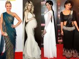 13 Sizzling Saree Style Gowns