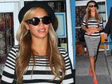 Beyonce Flaunts A Flat Tummy In Topshop