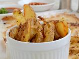 Baked Potato Wedges To Snack Healthy