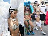 Rihanna Gets Wild At Barbados Carnival