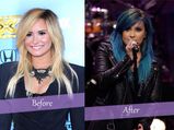 Demi Lovato: From Blonde To Blue