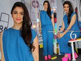 Alia Bhatt In Blue Gauri and Nainika Jumpsuit