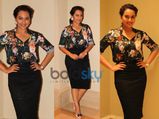 Sonakshi Sinha In Black: Bullet Raja Promotions