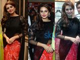 Huma Qureshi In Varun Bahl Saree