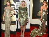 Metallic Gowns At Grammys 2014: Red Carpet