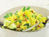 Lemon Poha Breakfast Recipe