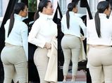 Kim Kardashian Flaunts Her Assets