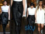 Kim Kardashian Looks Ugly In Leather