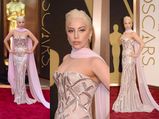 Oscars 2014 Red Carpet: Lady Gaga In Versace