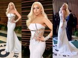 Lady Gaga At Vanity Fair Oscar Party