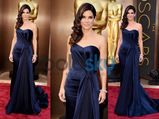 Sandra Bullock At Oscars 2014 In Alexander McQueen