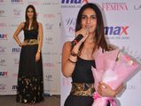 Vaani Kapoor In Hot Black & Gold At Max New Collection