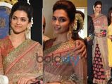 Deepika Padukone In Saybasachi: Kochadaiyaan Audio Launch