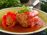 Spicy Chicken Stuffed Bell Peppers
