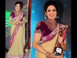 Sridevi's Makeup Spoils Her Saree Look!