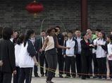 Michelle Obama Jump-ropes In China Visit