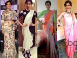 Sonam Kapoor In Indian Designer Sarees