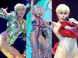 Miley Cyrus Storms London In Crazy Colours