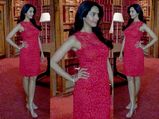 Mallika Sherawat In Red Dolce & Gabbana Dress