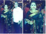 Vidya Balan In Black & Gold Traditional Saree