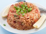 Exotic Mexican Red Rice With Salsa