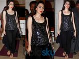Karisma Kapoor In Black For Her Birthday Party