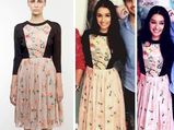 Shraddha Kapoor In Shenali Sema Floral Dress