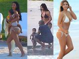 Kim Kardashian & Kanye Get Naughty In Mexico