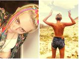 Miley Cyrus Poses Topless For Her Lucky Fans