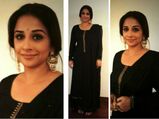 Vidya Balan Stuns In Black Suit