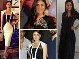Kareena Kapoor In Black & White Dress