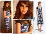 Bipasha Basu Looks Bold In Cobalt Zara Dress