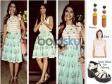 Sonam Kapoor's Schoolgirl Look At Navbharat Samvaad