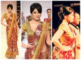 LFW 2014: Shriya Saran In Floral Saree
