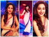 Madhuri Dixit In Sheer Arpita Mehta Saree