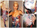 Floral Rip Seam Makes Rita Ora Embarrassed!