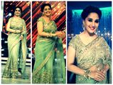 Madhuri A Sheer Beauty In Sabyasachi Saree