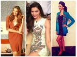 Deepika Padukone Shows Toned Legs In Short Dresses!