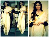 Shilpa Shetty Looks Classy In Masaba Saree