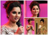 Sania Mirza Looks Gorgeous In BCBG Backless Gown