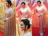 Tinsel Beauty: Sonakshi Sinha In Manish Malhotra Saree
