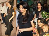 Aishwarya Rai Opts For A Charcoal Gown