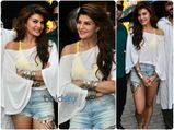 Jacqueline Fernandez's Slinky Look In Hot Shorts
