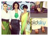 Going Green: Shilpa, Neha & Mandira At Event