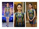 Tamannah Bhatia In Butterfly Print Bodycon