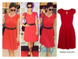 Shriya Saran Looks Intense In Karen MIllen Dress