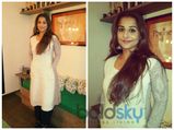 Vidya Balan Looks Pale In Anavila Suit