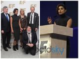 Priyanka Chopra's Bold Black Look At Boston Conference