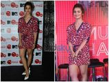 Alia Bhatt & Anusha In Bright Red Attires At Coke Event