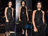 Freida Pinto's Vampire Style In Ferragamo Dress